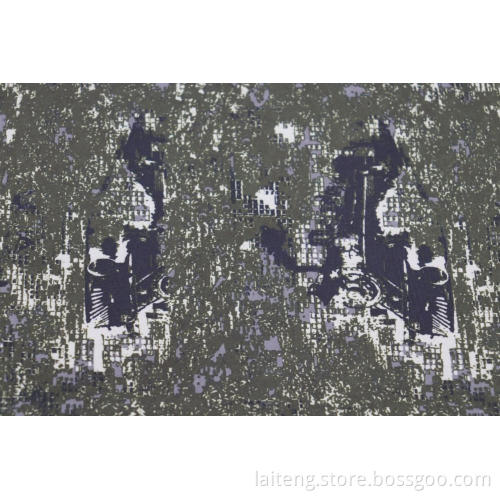 100%Polyester 75DX75D Dewspo Printed Fabric